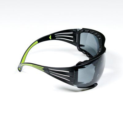 3M Secure Fit SF402AF-FM Safety Glasses with Foam Liner and Grey Anti-Fog Lens (Case of 20) from GME Supply